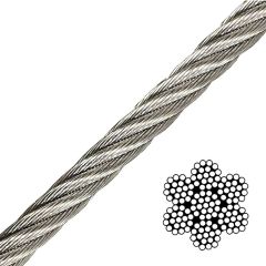 1/4X500' 7X19 Stainless Steel Aircraft Cable T316 - Made in USA