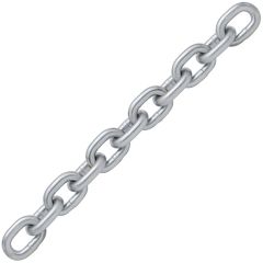 Grade 30 Proof Coil Chain Electro Galvanized 1/4" x 400'