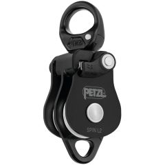 Petzl SPIN L2 Swivel Double Pulley - Black