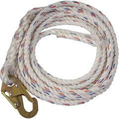 Guardian 100' Vertical Rope Lifeline with Snap Hook