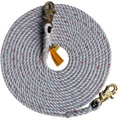 DBI-SALA 30' Vertical Rope Lifeline with 2 Snap Hooks